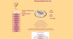 Desktop Screenshot of klangmeditationen.de