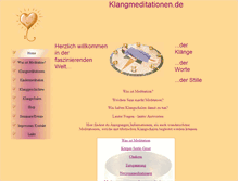 Tablet Screenshot of klangmeditationen.de
